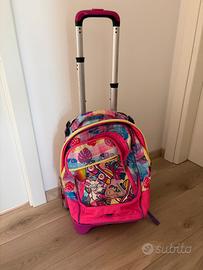 Zaino scuola trolley SJ unicorno