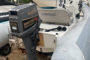 Gommone lomac con motore Suzuki 25 cv