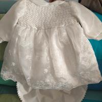 Vestito Battesimo tg 6-9 mesi