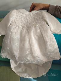 Vestito Battesimo tg 6-9 mesi