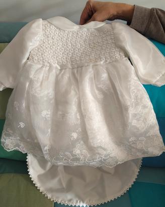 Vestito Battesimo tg 6-9 mesi