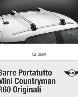Barre portatutto  originali Mini per Countryman
