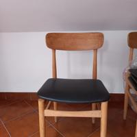 4 sedie vintage anni 60