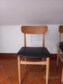 4 sedie vintage anni 60