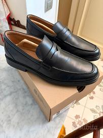 Mocassino pelle nera Clarks NUOVO