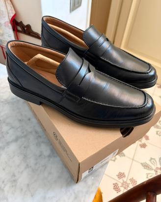 Mocassino pelle nera Clarks NUOVO