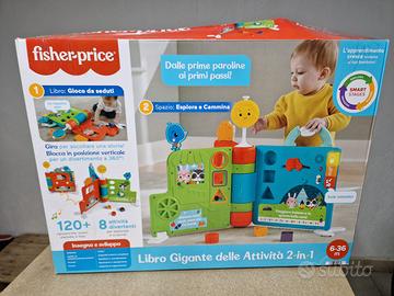 Fisher Price Libro Gigante delle attività 2-in-1