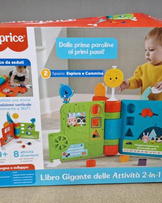 Fisher Price Libro Gigante delle attività 2-in-1