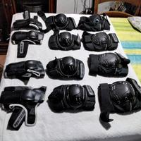 Ginocchiere +gomitiere +guanti paraurti 