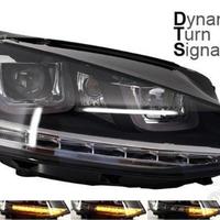 Fari anteriori VW GOLF 7 LED GTD GTI GTE 4 COLORI