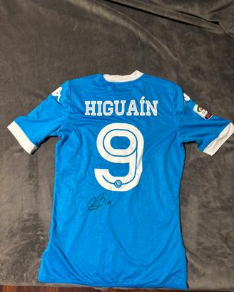 Maglia Higuain Napoli Autografata