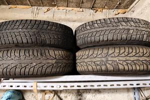 4 cerchi acciai con gomme invernali per Fiat Panda