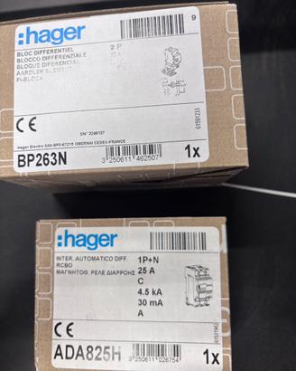 Hager interruttori