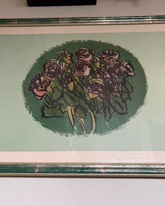 Ennio Morlotti, litografia 1979