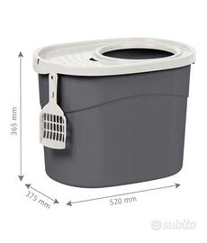 lettiera  alta per gatto