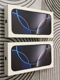 2 iPhone 16 pro Black Titanium 256gb