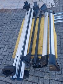 barre portatutto per auto porta bici e porta sci