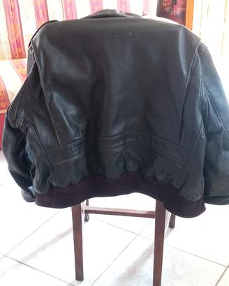 giubbotto in pelle Scott anni 80