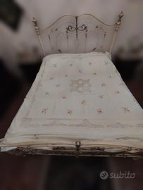 Coperta Matrimoniale Vintage Anni '50  Lino nuova