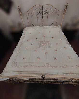 Coperta Matrimoniale Vintage Anni '50  Lino nuova