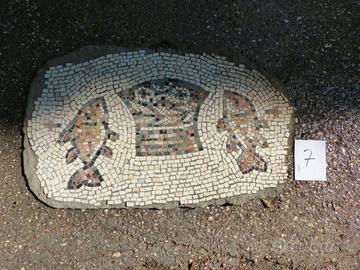 Mosaico "Due pesci" cm. 42x69 - cod.07