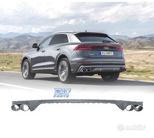 DIFFUSORE AUDI Q8 18-23 LOOK SQ8 TERMINALI DI SCAR