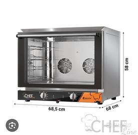 forno chefline ,4 /5 teglie 