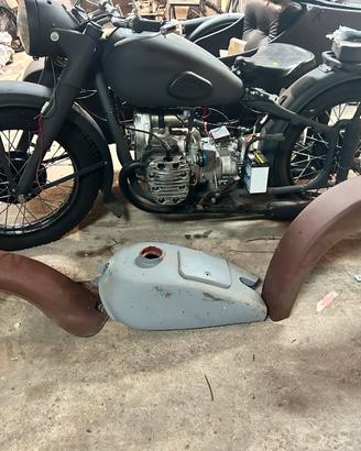 Bmw r71 parafanghi serbatoio