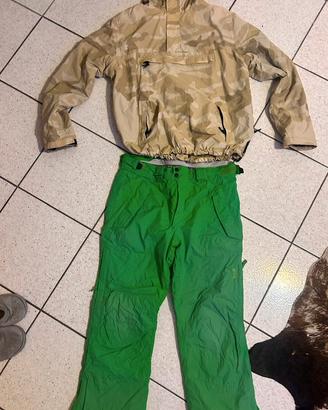 Pantalone piu giacca snowboarding