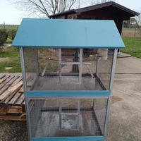 gabbia per pappagalli o canarini