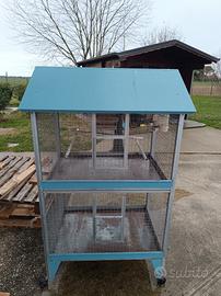 gabbia per pappagalli o canarini