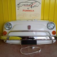 Fiat 500 musetto bianco gelato