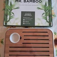 tagliere per il pane in bamboo