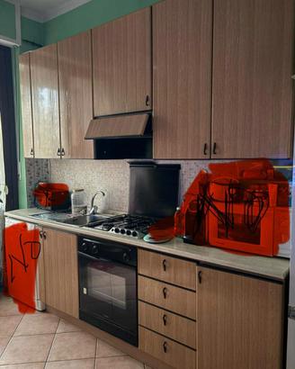 Cucina Berloni 3 metri  con forno ariston