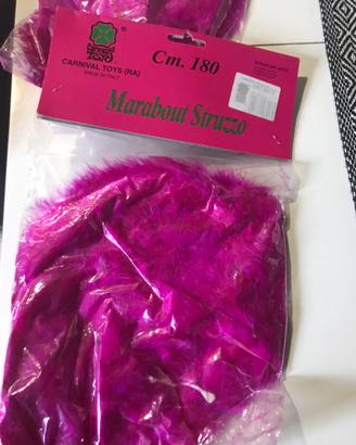 Marabout piume fucsia