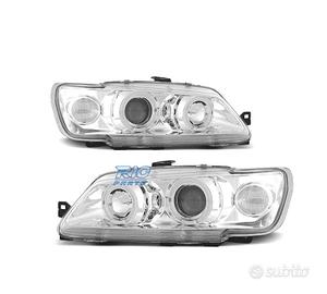 FARI PER PEUGEOT 306 93-97 ANGEL EYES FONDO CROMAT
