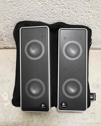 Logitech V10 Notebook Speakers Black Speaker USB