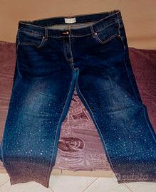 jeans con strass