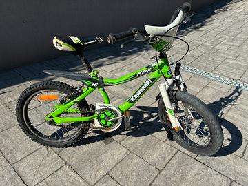 Bicicletta 16 pollici Kawasaki