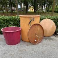 Cisterna in vetroresina con accessori