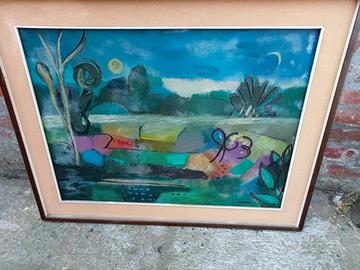 Quadro pittore pavese Enzo Zanotti
