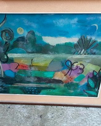Quadro pittore pavese Enzo Zanotti