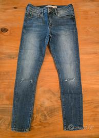 Jeans ASOS vita alta strappati XS