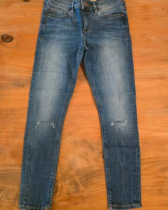 Jeans ASOS vita alta strappati XS