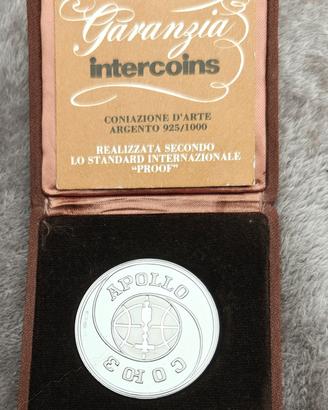 Moneta commemorativa Apollo in argento 