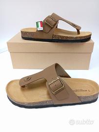 infradito uomo nuovi vera pelle 43