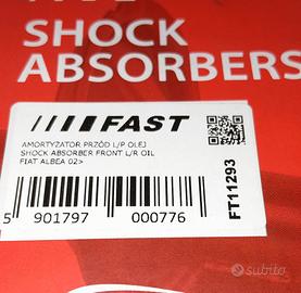 2 ammortizzatori anteriori FAST FT11293 per albea