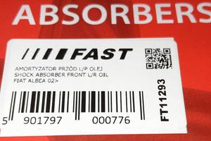 2 ammortizzatori anteriori FAST FT11293 per albea