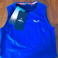 Salewa. Top corto senza maniche donna. NUOVO