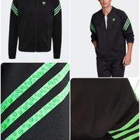 Jacket tracktop Adidas x Swarovski black green L